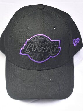 Los Angeles Lakers  Snapback NBA Hat - Black/Purple BRIM